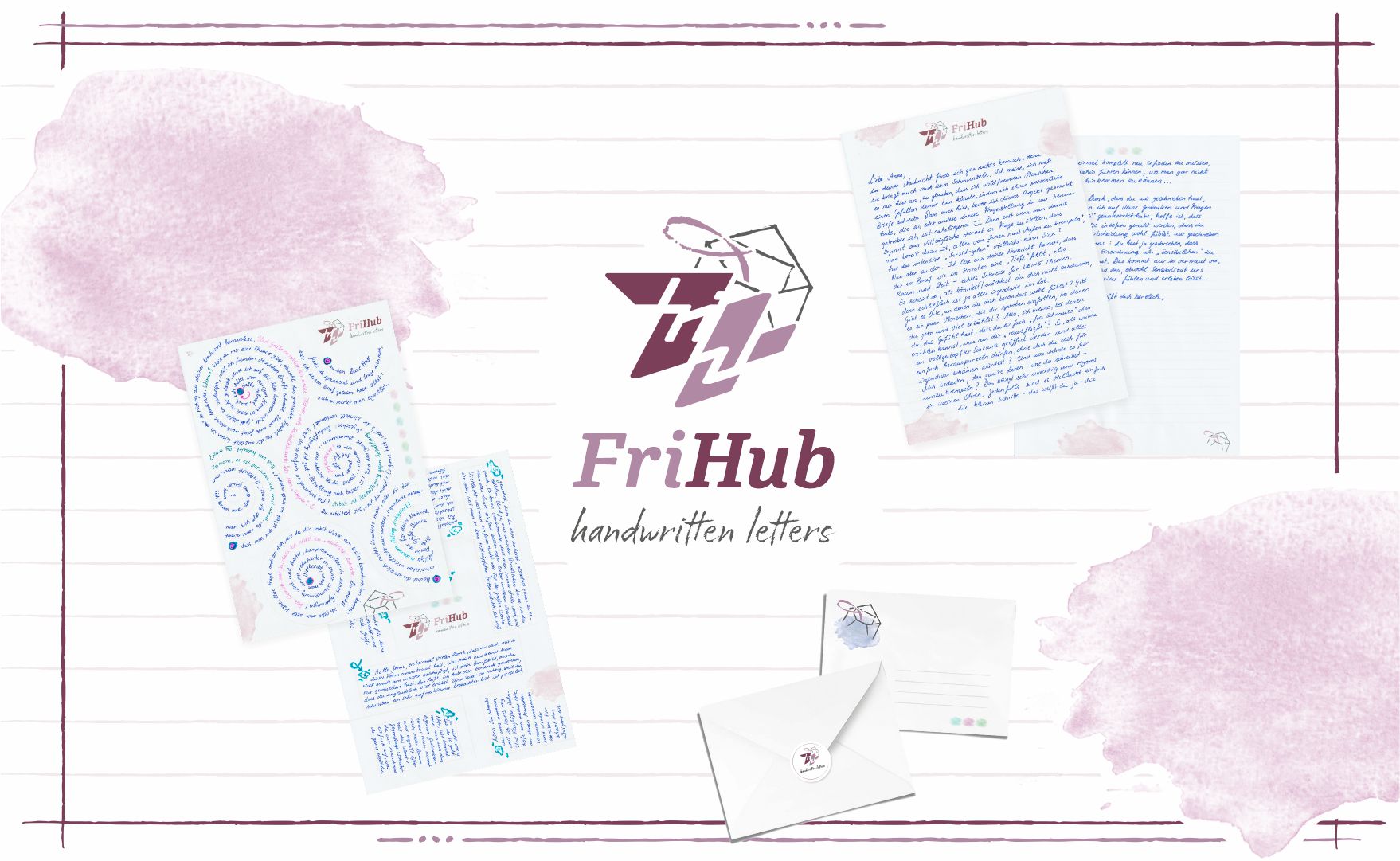 Header Banner handwritten letters